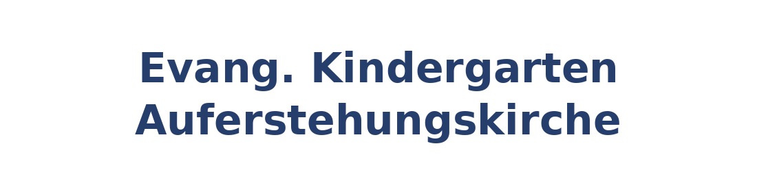 Evang. Kindergarten Auferstehungskirche Logo