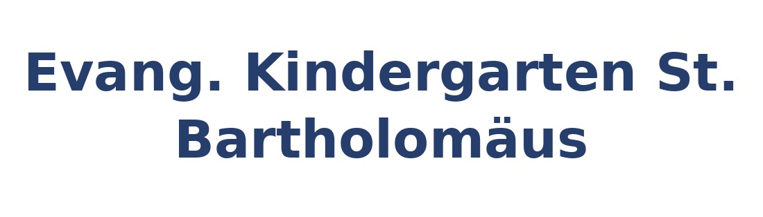 Evang. Kindergarten St. Bartholomäus Logo