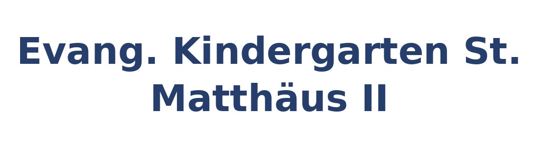 Evang. Kindergarten St. Matthäus II Logo