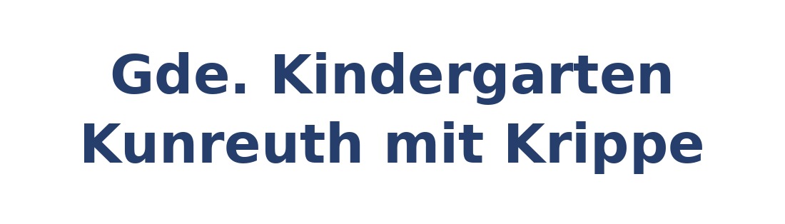 Gde. Kindergarten Kunreuth mit Krippe Logo
