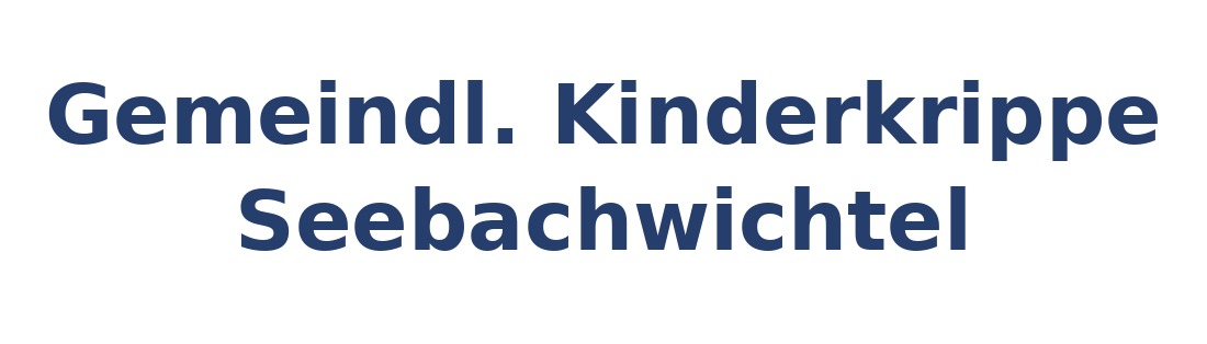 Gemeindl. Kinderkrippe Seebachwichtel Logo