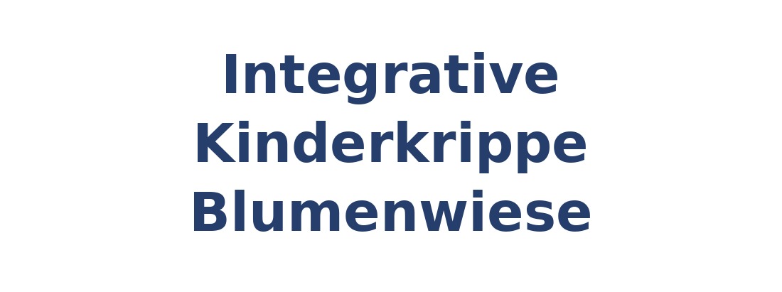 Integrative Kinderkrippe Blumenwiese Logo