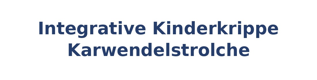 Integrative Kinderkrippe Karwendelstrolche Logo