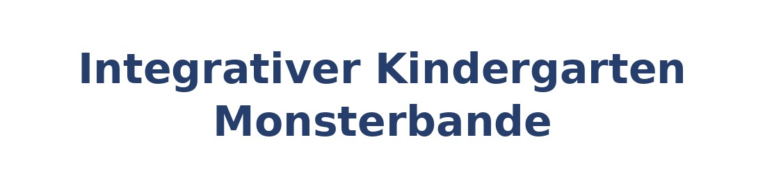 Integrativer Kindergarten Monsterbande