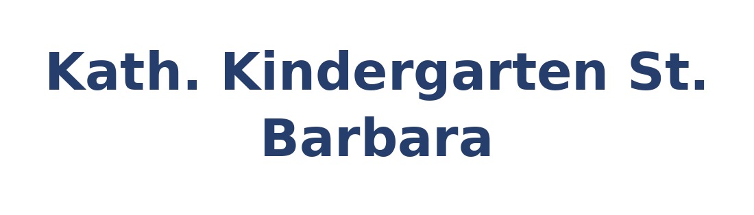 Kath. Kindergarten St. Barbara Logo