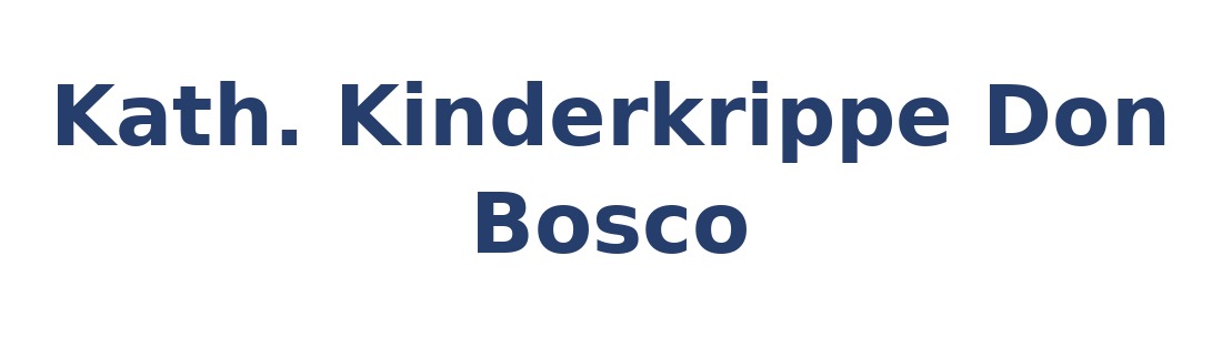 Kath. Kinderkrippe Don Bosco Logo