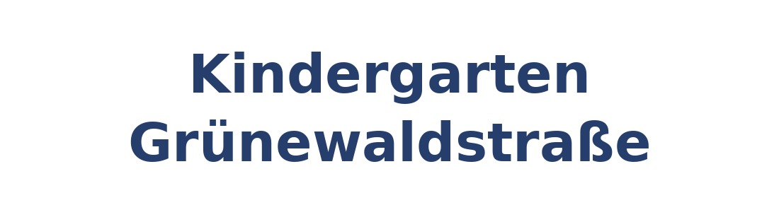 Kindergarten Grünewaldstraße
