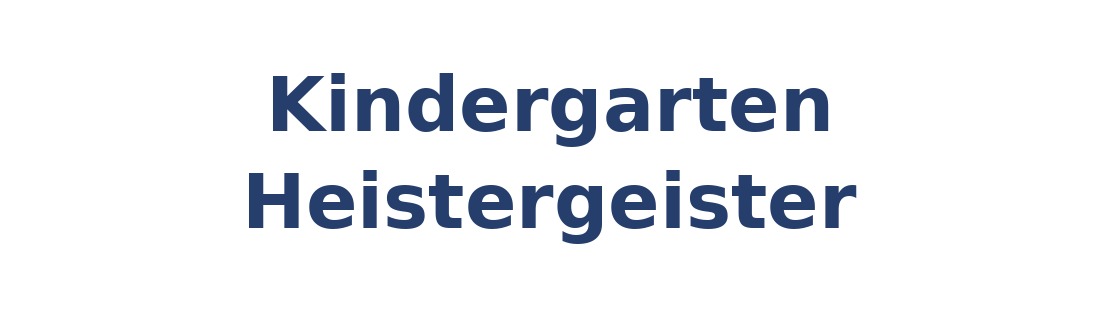 Kindergarten Heistergeister Logo