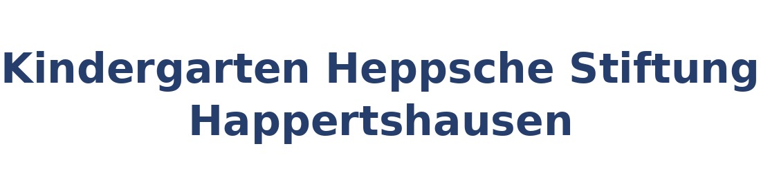 Kindergarten Heppsche Stiftung Happertshausen Logo
