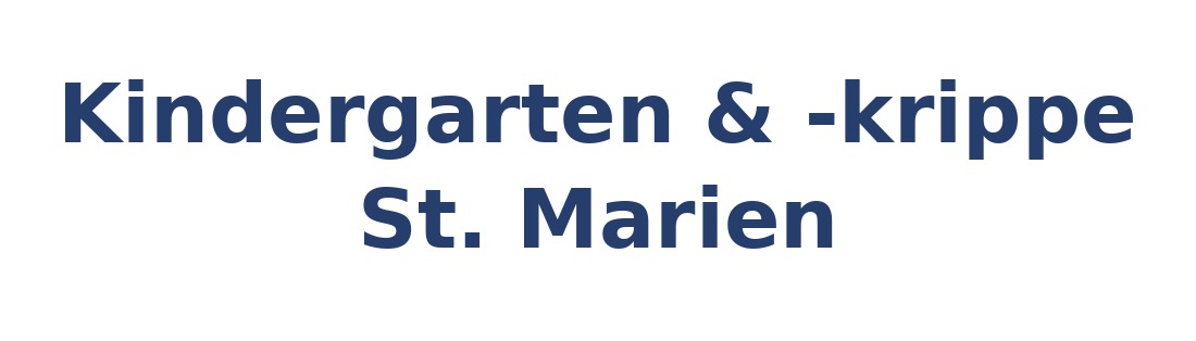 Kindergarten & -krippe St. Marien Logo