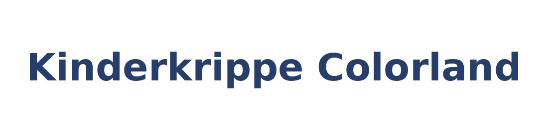 Kinderkrippe Colorland Logo