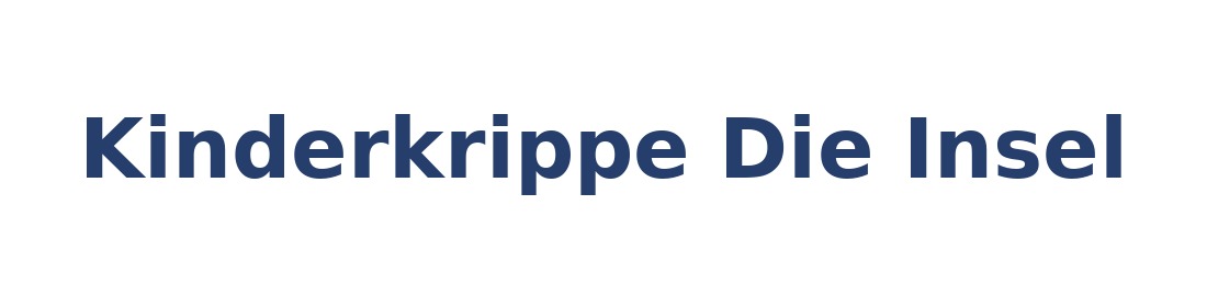 Kinderkrippe Die Insel Logo