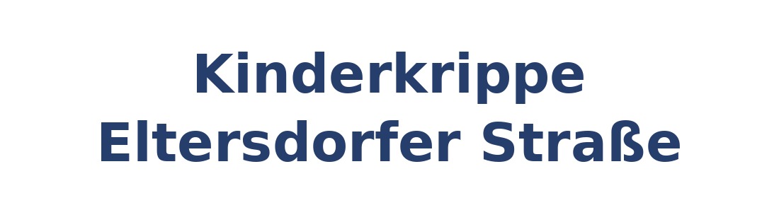 Kinderkrippe Eltersdorfer Straße Logo
