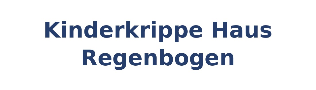 Kinderkrippe Haus Regenbogen Logo
