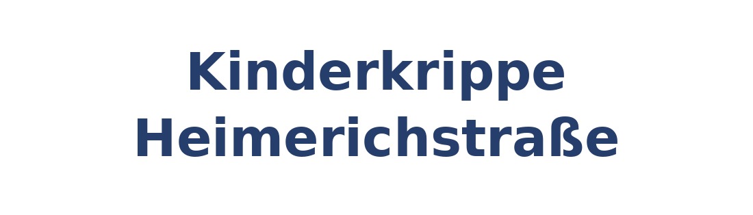 Kinderkrippe Heimerichstraße Logo
