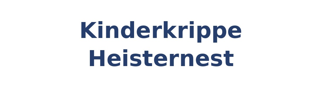 Kinderkrippe Heisternest Logo