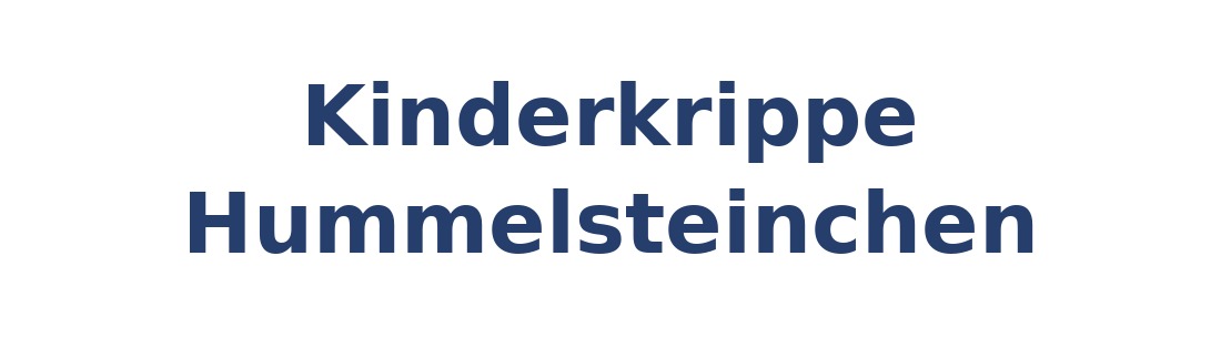 Kinderkrippe Hummelsteinchen Logo