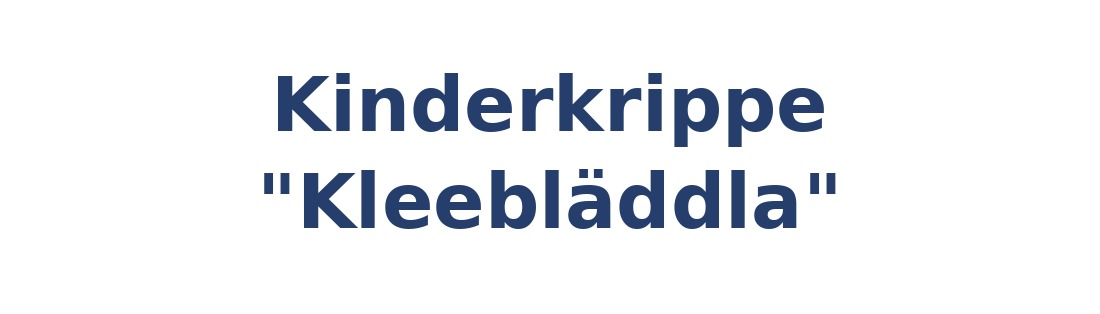 Kinderkrippe 