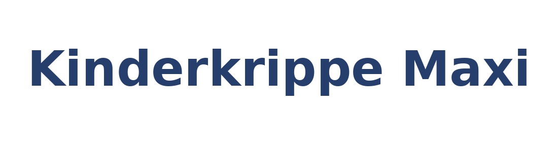 Kinderkrippe Maxi Logo