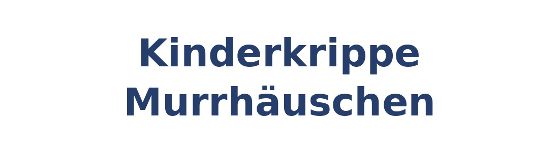 Kinderkrippe Murrhäuschen Logo