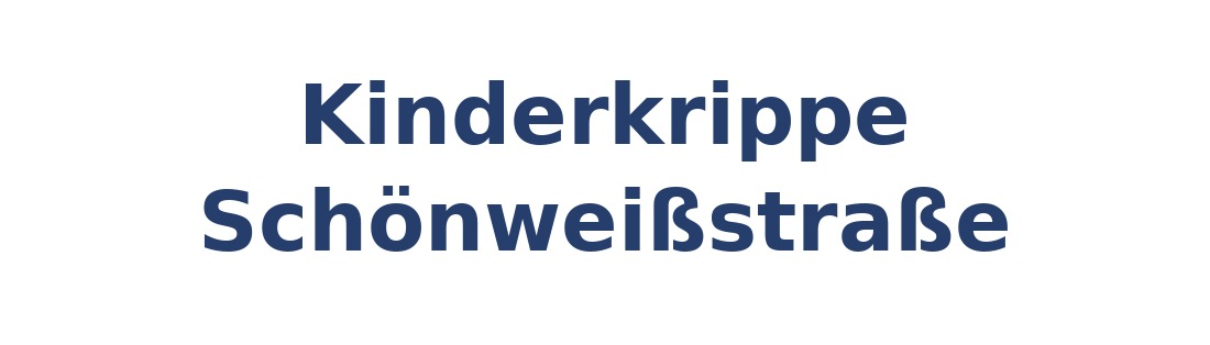 Kinderkrippe Schönweißstraße Logo