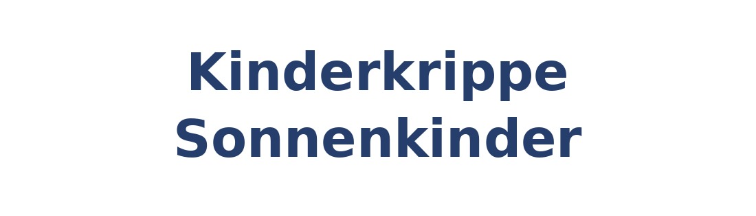 Kinderkrippe Sonnenkinder Logo