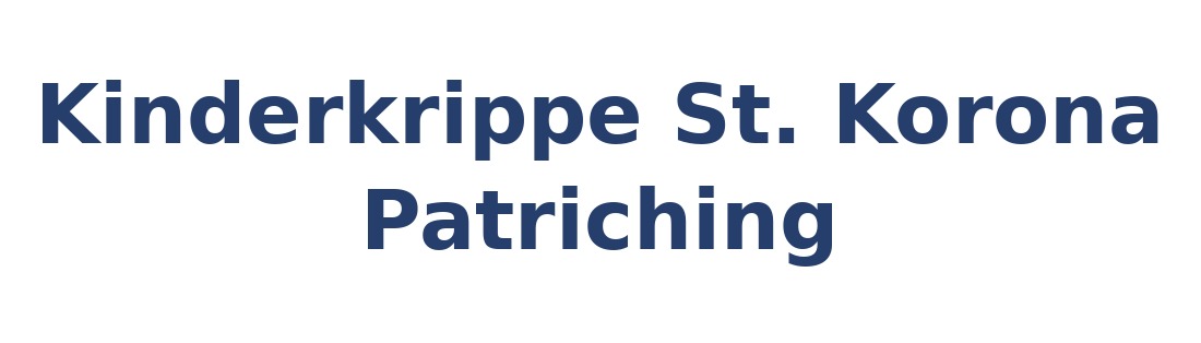 Kinderkrippe St. Korona Patriching Logo