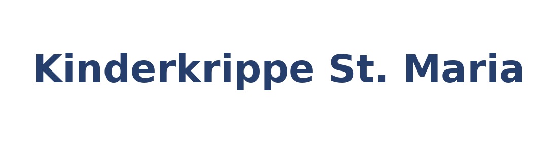Kinderkrippe St. Maria