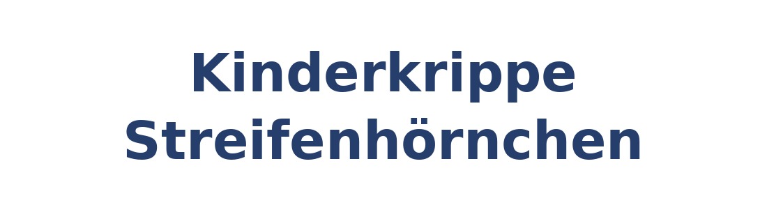 Kinderkrippe Streifenhörnchen Logo