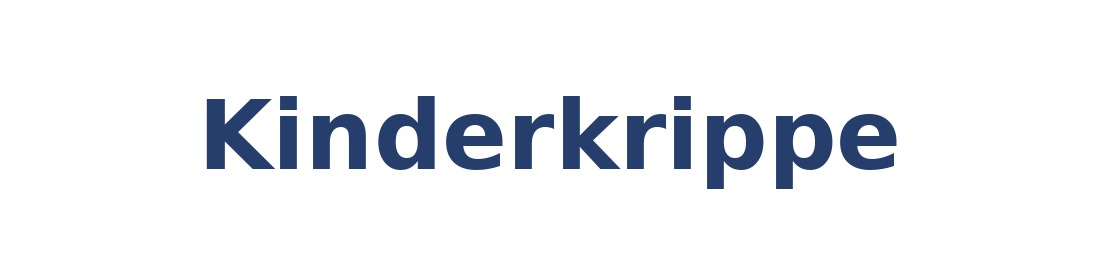 Kinderkrippe Logo