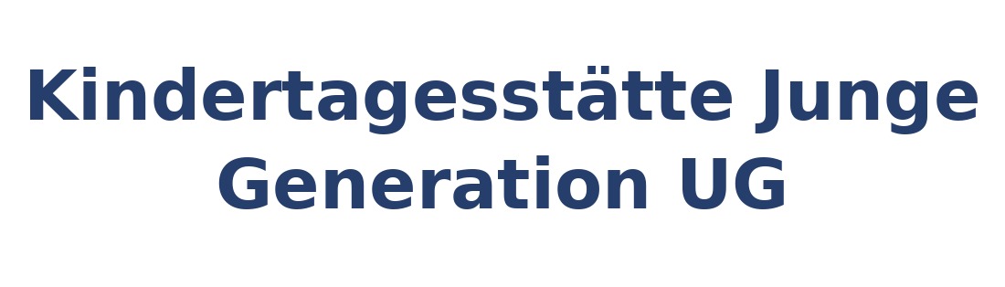 Kindertagesstätte Junge Generation UG Logo