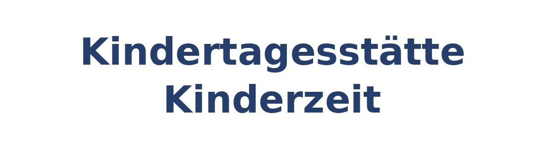 Kindertagesstätte Kinderzeit Logo