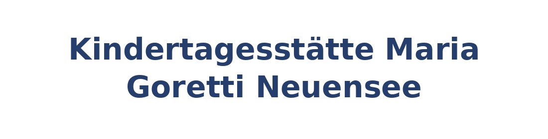 Kindertagesstätte Maria Goretti Neuensee Logo