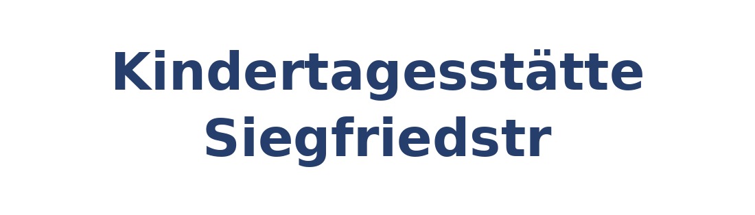 Kindertagesstätte Siegfriedstr