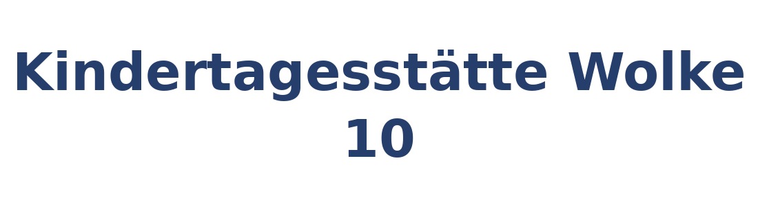 Kindertagesstätte Wolke 10 Logo