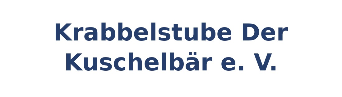 Krabbelstube Der Kuschelbär e. V. Logo