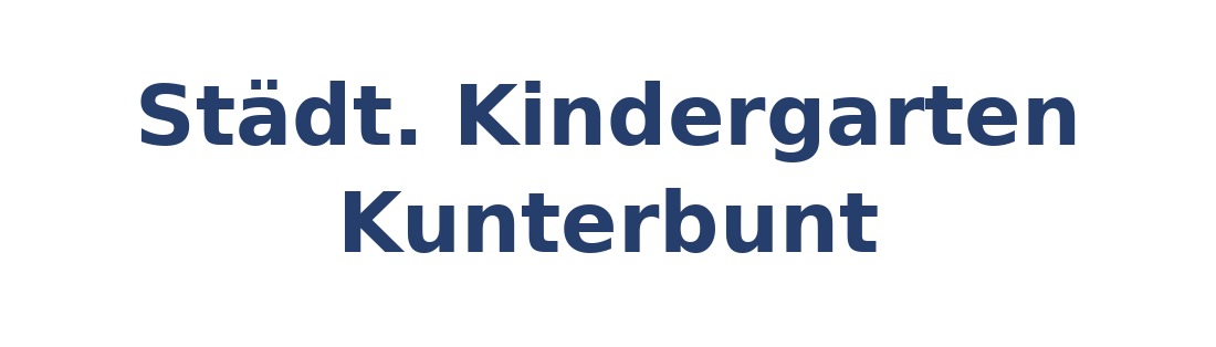 Städt. Kindergarten Kunterbunt Logo