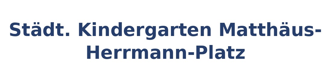 Städt. Kindergarten Matthäus-Herrmann-Platz Logo