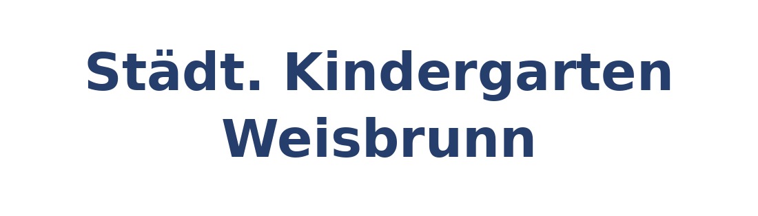 Städt. Kindergarten Weisbrunn Logo