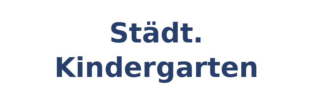 Städt. Kindergarten Logo