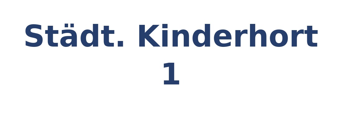 Städt. Kinderhort 1 Logo