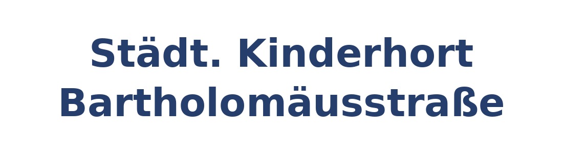 Städt. Kinderhort Bartholomäusstraße Logo