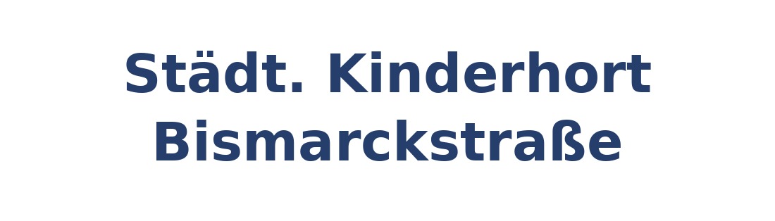 Städt. Kinderhort Bismarckstraße Logo