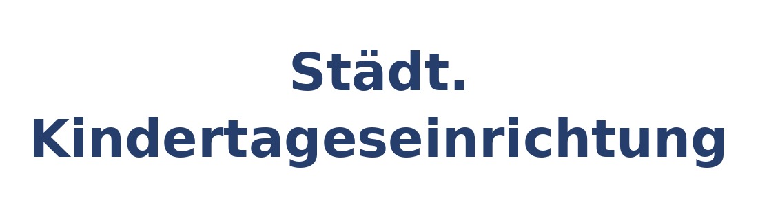Städt. Kindertageseinrichtung Logo
