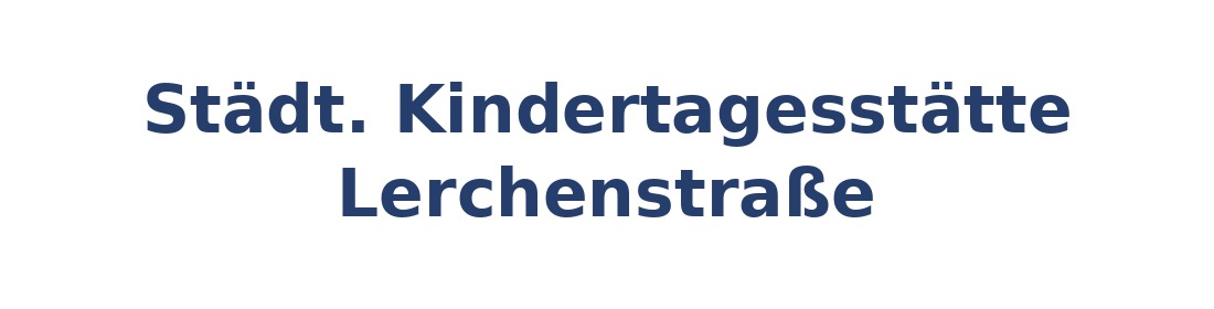 Städt. Kindertagesstätte Lerchenstraße Logo