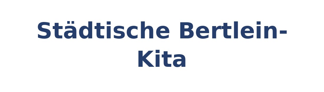 Städtische Bertlein-Kita Logo