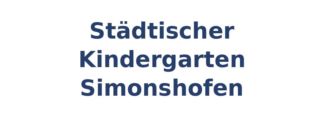 Städtischer Kindergarten Simonshofen Logo