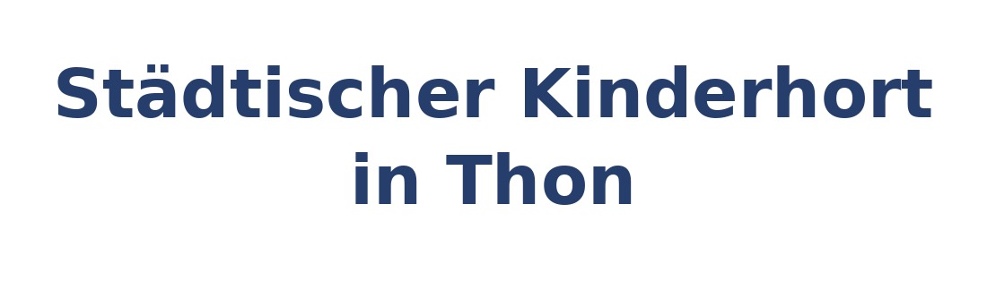 Städtischer Kinderhort in Thon Logo